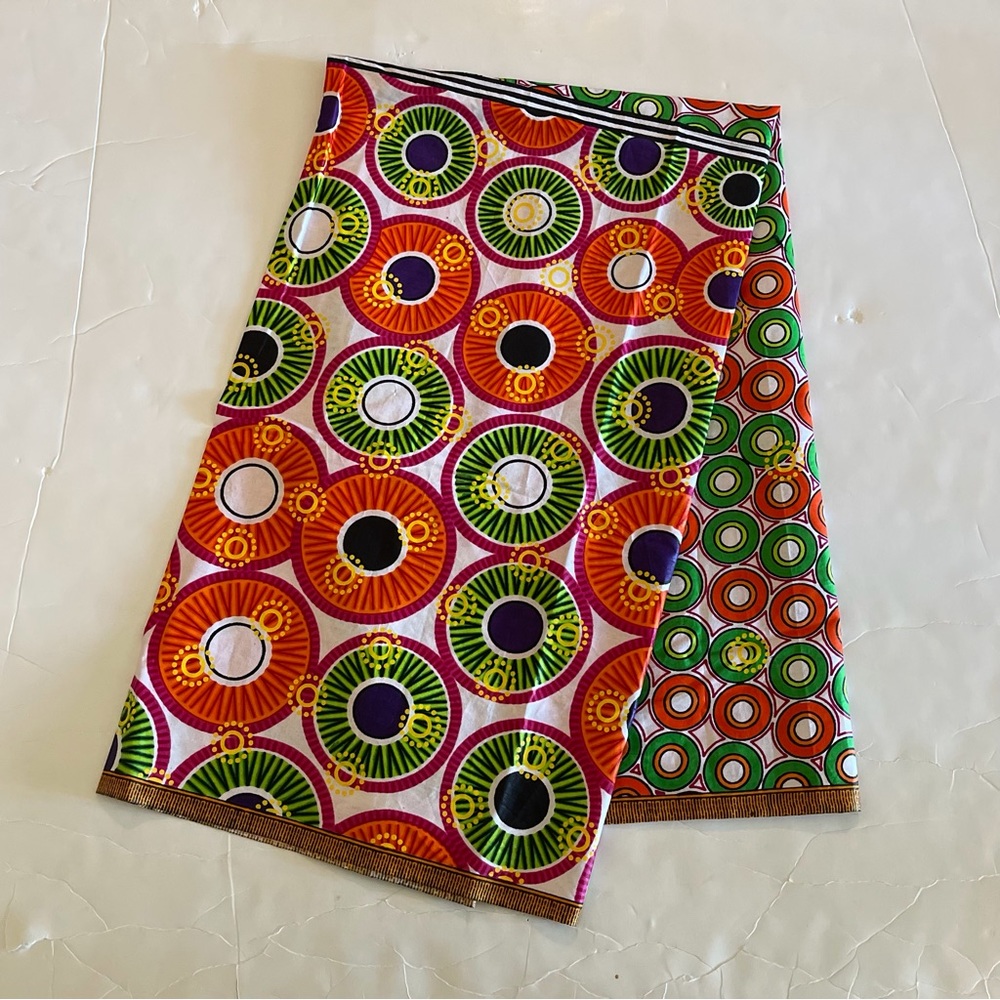 African Print Ankara Multicolor Cotton Fabric